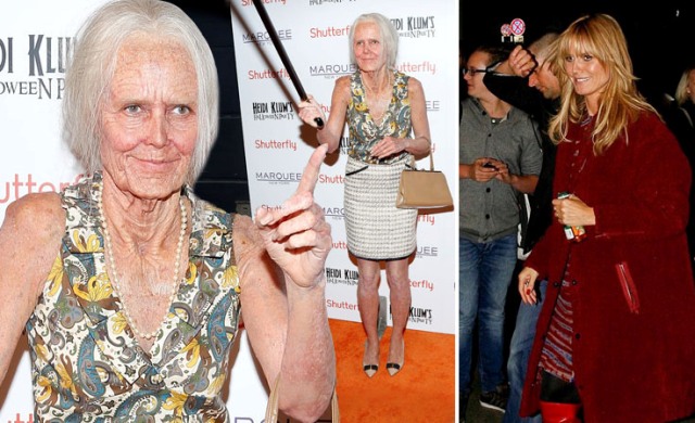 Heidi Klum, Supermodel yang `Berubah Wujud` jadi Nenek Keriput